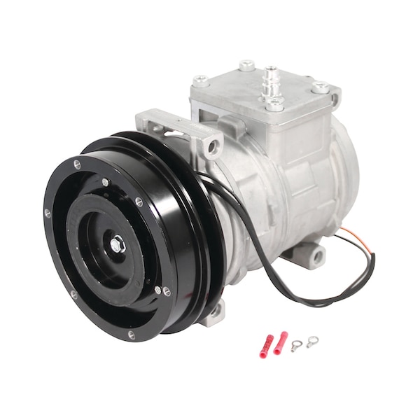 Compressor, New, Denso Style w/ Clutch 10.5" x7.5" x7.5"